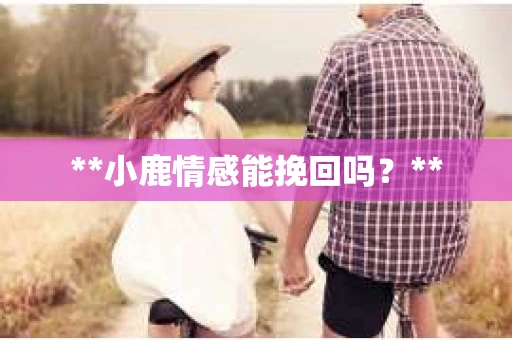 **小鹿情感能挽回吗？**