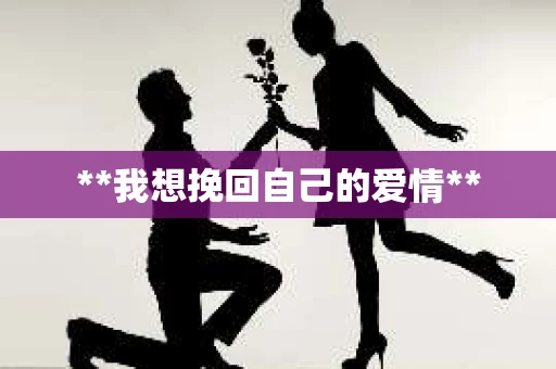 **我想挽回自己的爱情**