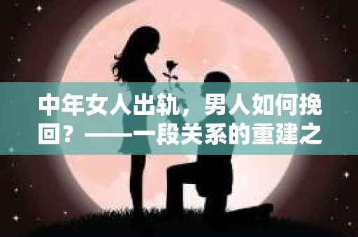 中年女人出轨，男人如何挽回？——一段关系的重建之路