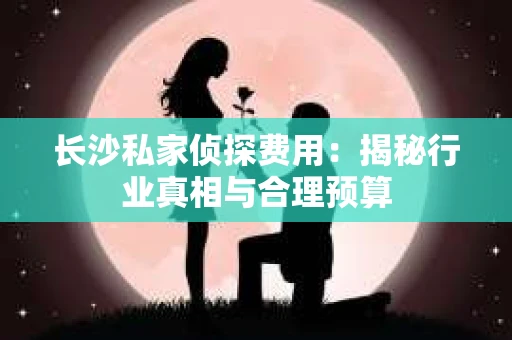 长沙私家侦探费用：揭秘行业真相与合理预算