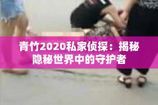 青竹2020私家侦探：揭秘隐秘世界中的守护者