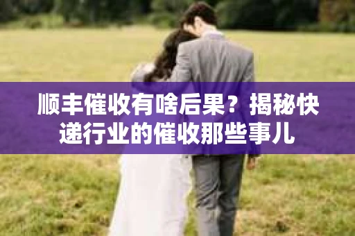 顺丰催收有啥后果？揭秘快递行业的催收那些事儿