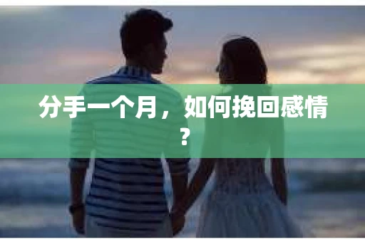 分手一个月，如何挽回感情？