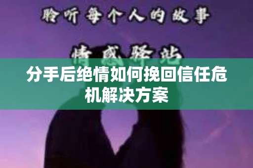 分手后绝情如何挽回信任危机解决方案