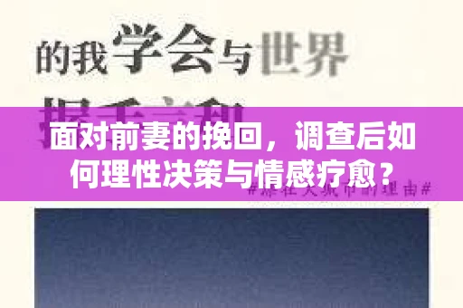 面对前妻的挽回，调查后如何理性决策与情感疗愈？