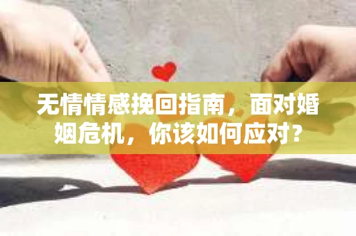 无情情感挽回指南，面对婚姻危机，你该如何应对？