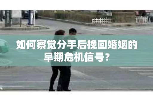 如何察觉分手后挽回婚姻的早期危机信号？